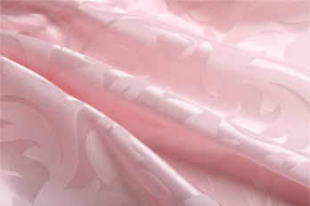 ピンクジャガード織り シルク枕カバー　ピローケース