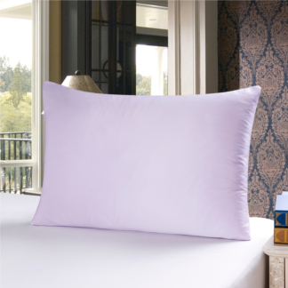 ライトパープル 薄紫色のシルク枕カバー ピローケース